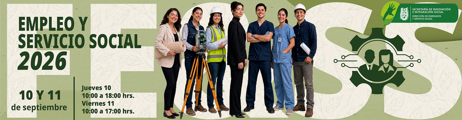 Convocatoria empleo y servicio social 2026