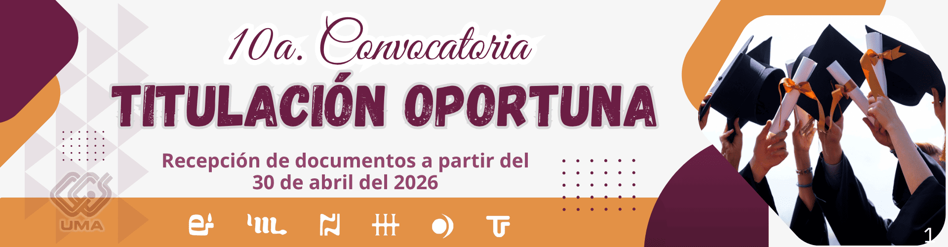 Convocatoria titulación oportuna