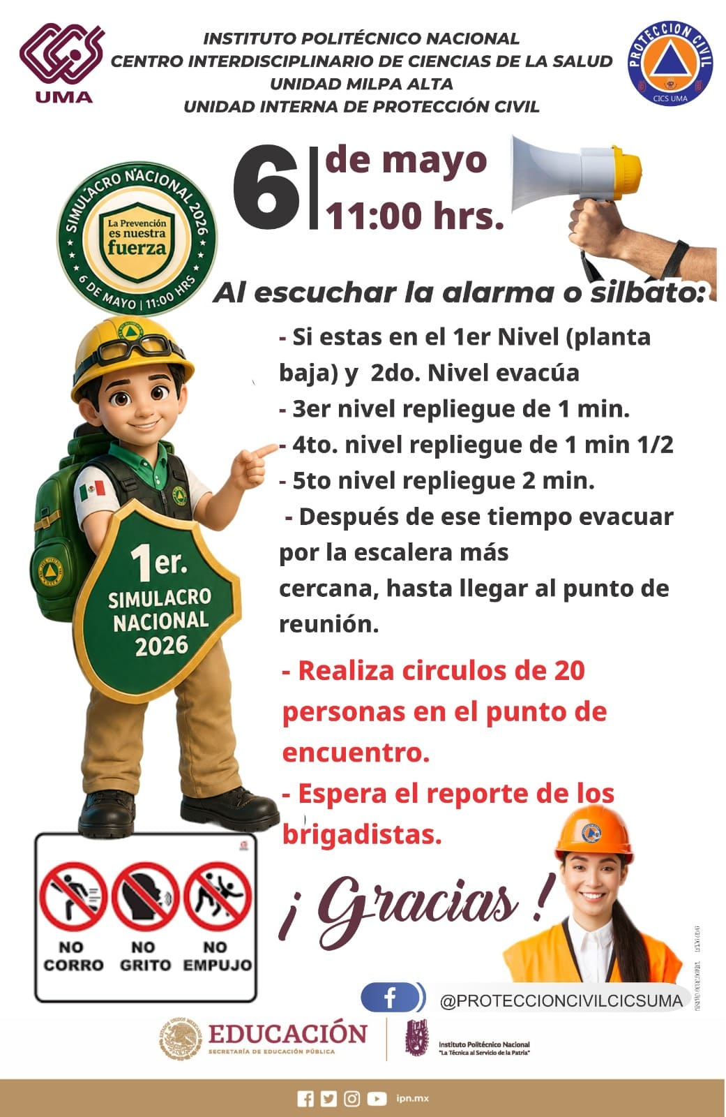 1er simulacro nacional