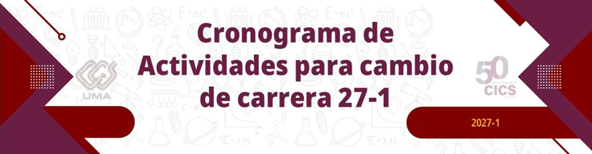 Actividades de cambio de carrera 2027-1